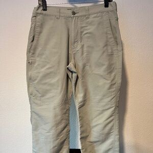 Men's REI Khaki Lightweight Travel Pants (32" waist; 30" inseam)